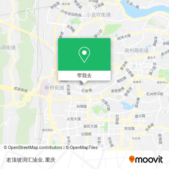 老顶坡润汇油业地图
