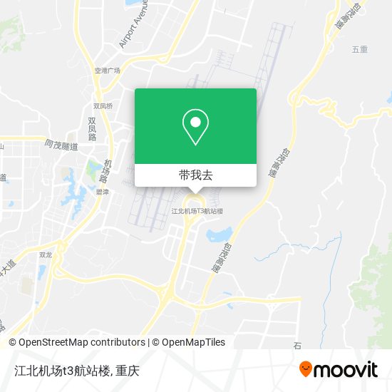 江北机场t3航站楼地图