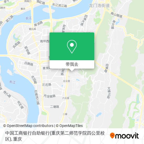 中国工商银行自助银行(重庆第二师范学院四公里校区)地图