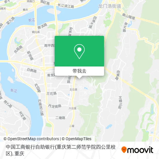 中国工商银行自助银行(重庆第二师范学院四公里校区)地图