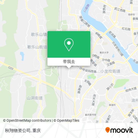 秋翔物资公司地图