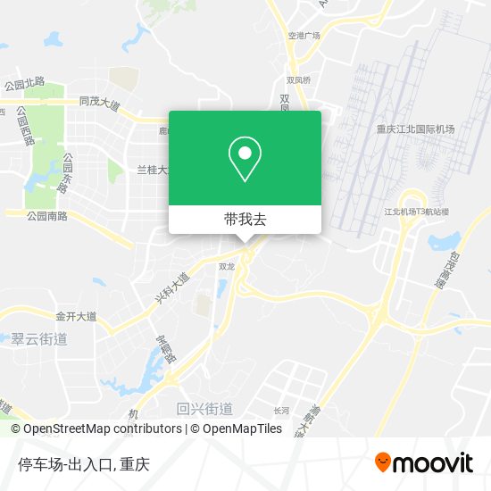 停车场-出入口地图