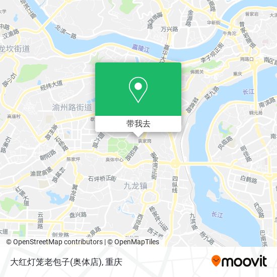 大红灯笼老包子(奥体店)地图