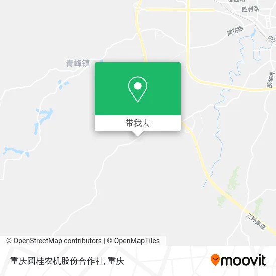 重庆圆桂农机股份合作社地图