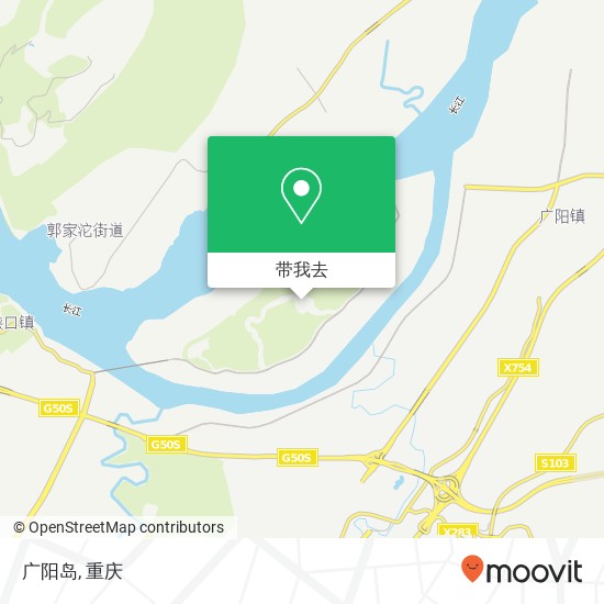 广阳岛地图
