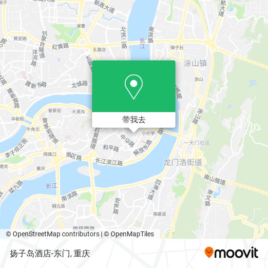 扬子岛酒店-东门地图