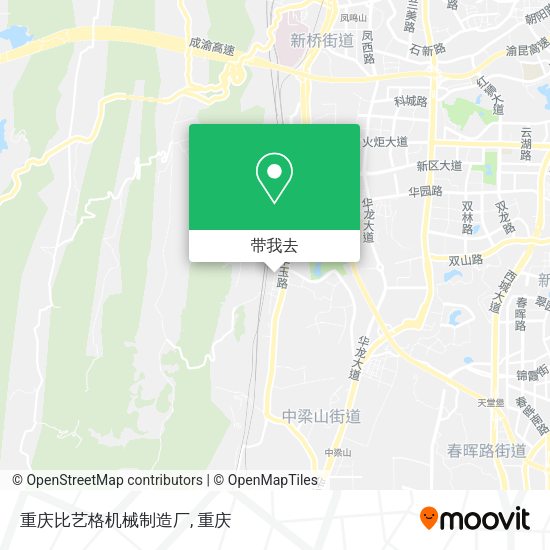 重庆比艺格机械制造厂地图