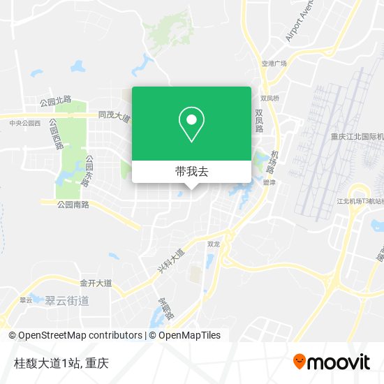 桂馥大道1站地图