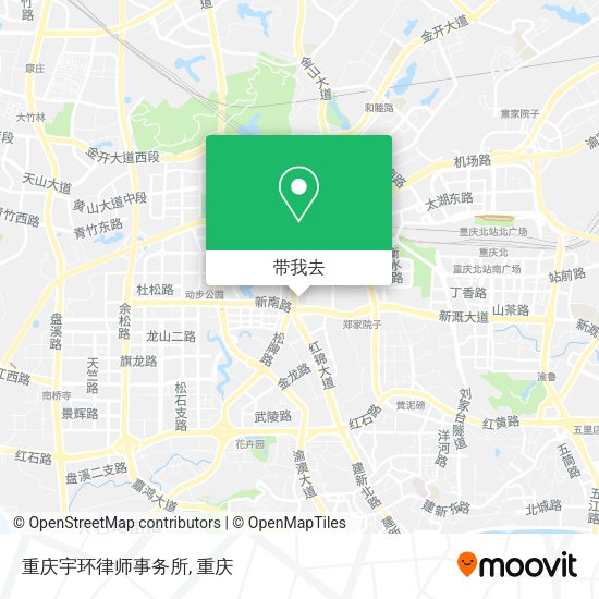 重庆宇环律师事务所地图