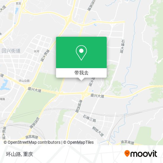 环山路地图