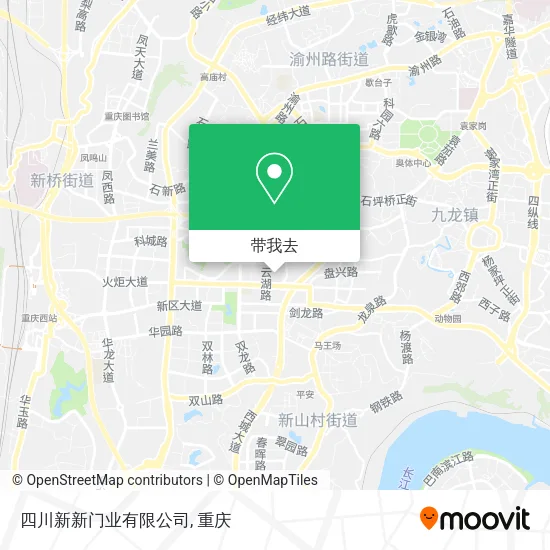 四川新新门业有限公司地图