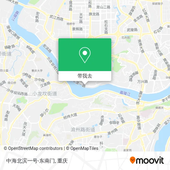 中海北滨一号-东南门地图