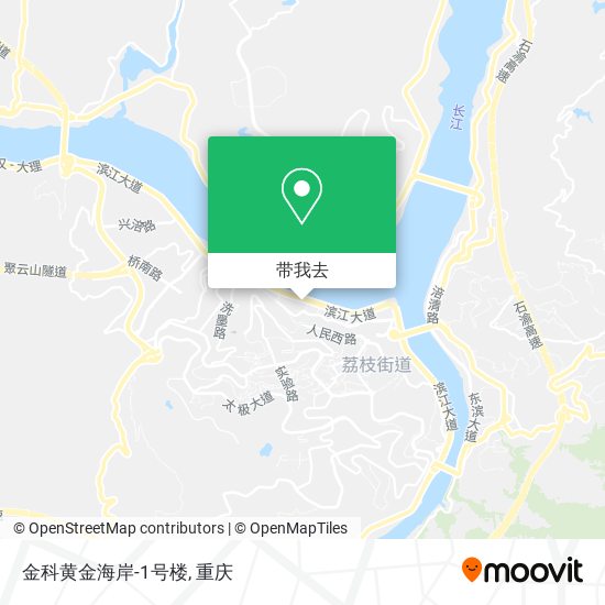 金科黄金海岸-1号楼地图