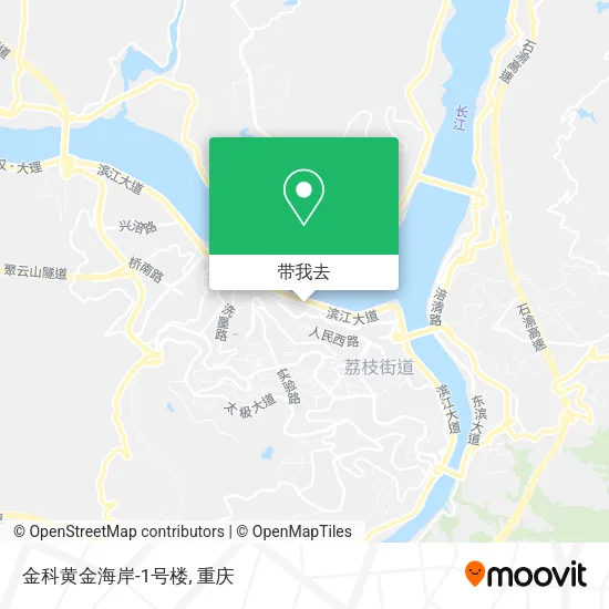 金科黄金海岸-1号楼地图