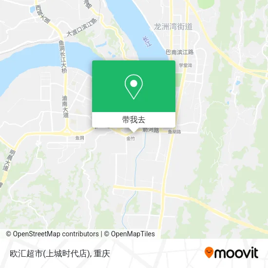 欧汇超市(上城时代店)地图