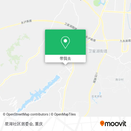 星湖社区居委会地图