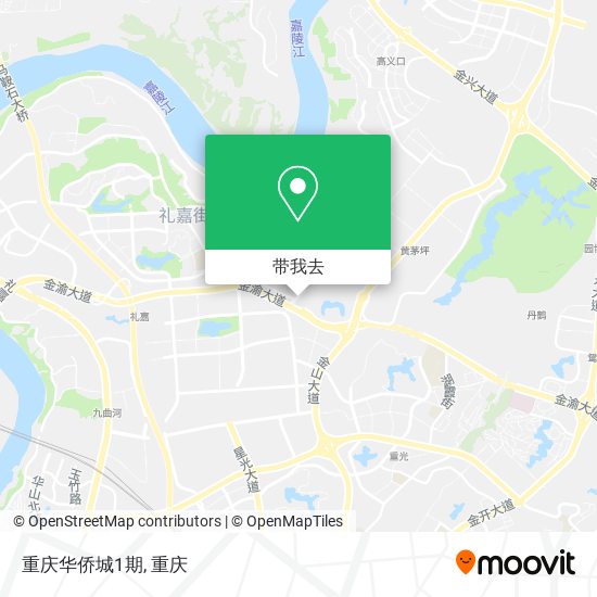重庆华侨城1期地图