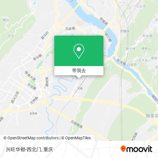 兴旺华都-西北门地图