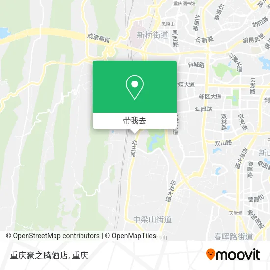 重庆豪之腾酒店地图