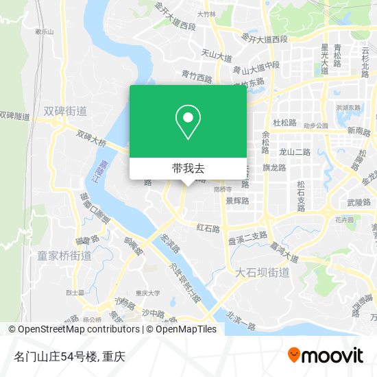 名门山庄54号楼地图