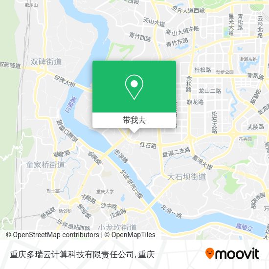 重庆多瑞云计算科技有限责任公司地图
