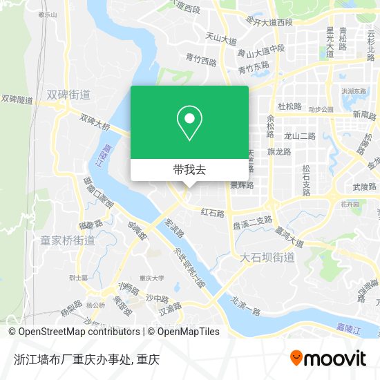 浙江墙布厂重庆办事处地图