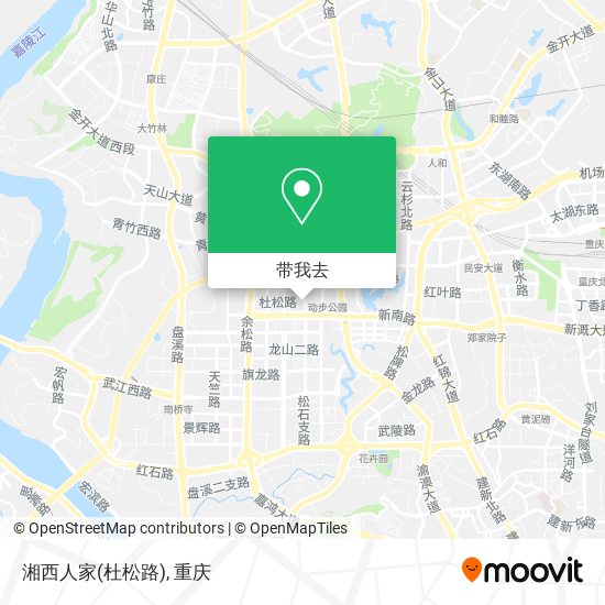 湘西人家(杜松路)地图