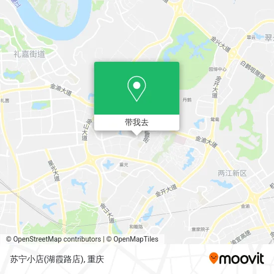 苏宁小店(湖霞路店)地图