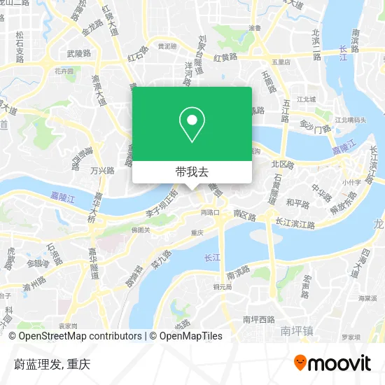 蔚蓝理发地图