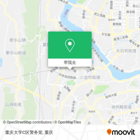 重庆大学C区警务室地图