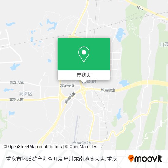 重庆市地质矿产勘查开发局川东南地质大队地图