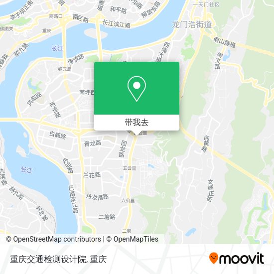 重庆交通检测设计院地图