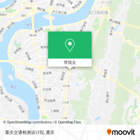 重庆交通检测设计院地图