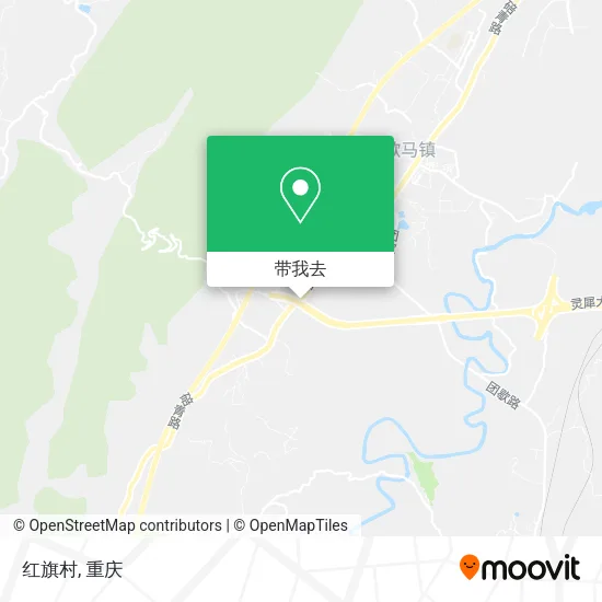 红旗村地图