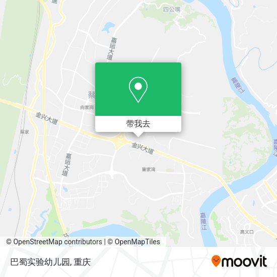 巴蜀实验幼儿园地图