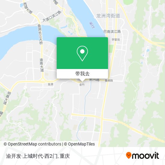渝开发·上城时代-西2门地图