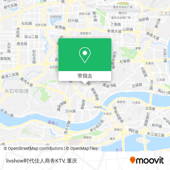 livshow时代佳人商务KTV地图