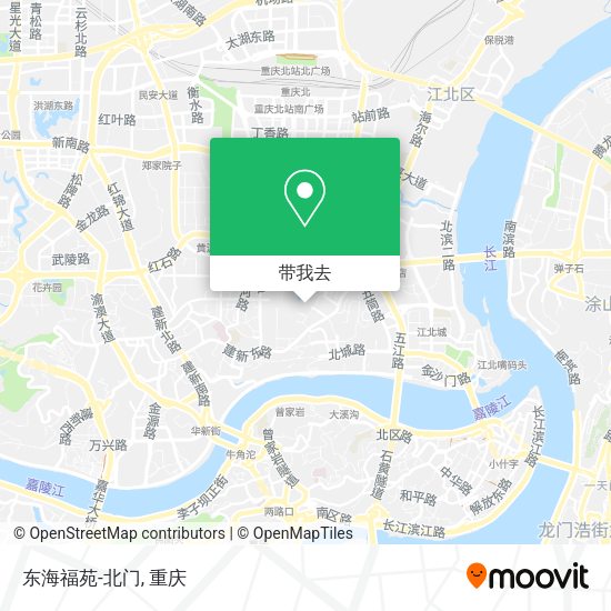 东海福苑-北门地图