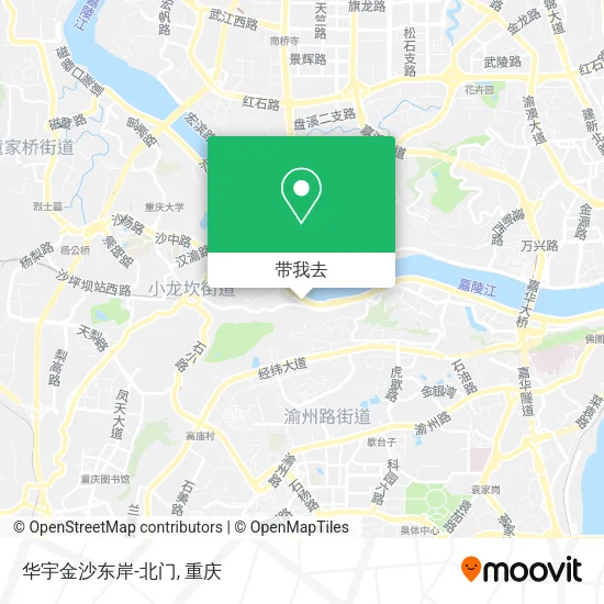华宇金沙东岸-北门地图