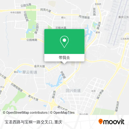 宝圣西路与宝桐一路交叉口地图