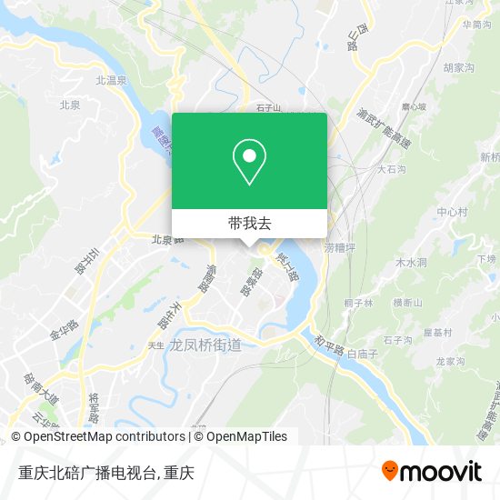 重庆北碚广播电视台地图
