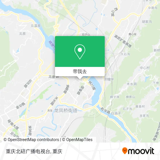 重庆北碚广播电视台地图