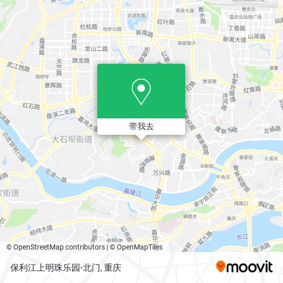 保利江上明珠乐园-北门地图