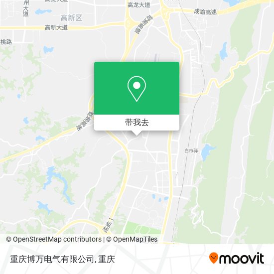 重庆博万电气有限公司地图