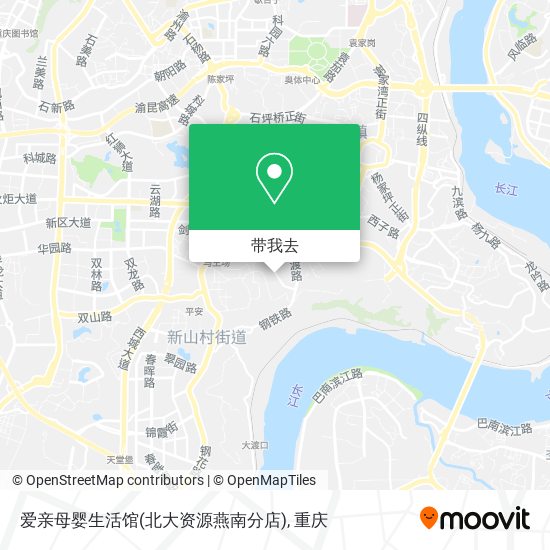 爱亲母婴生活馆(北大资源燕南分店)地图