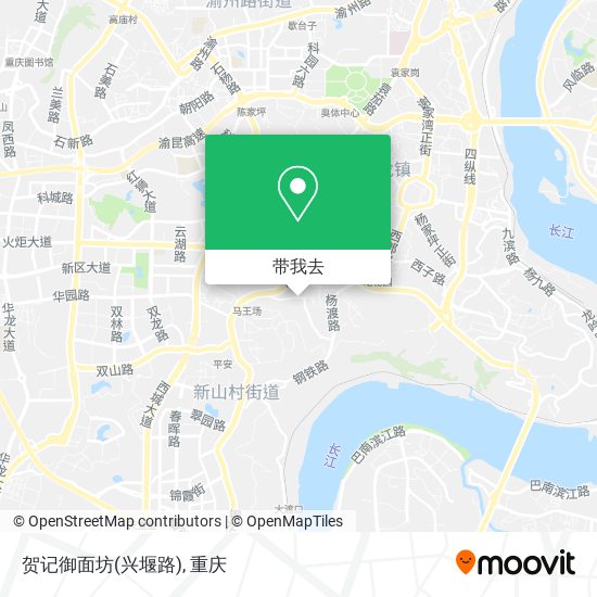贺记御面坊(兴堰路)地图