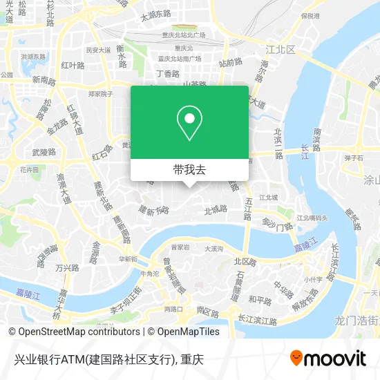 兴业银行ATM(建国路社区支行)地图