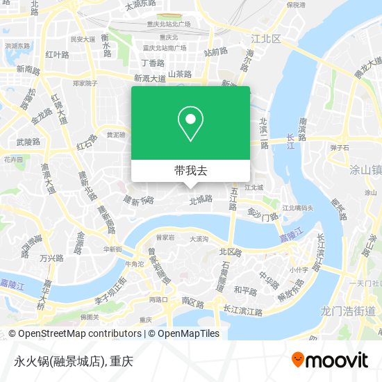 永火锅(融景城店)地图