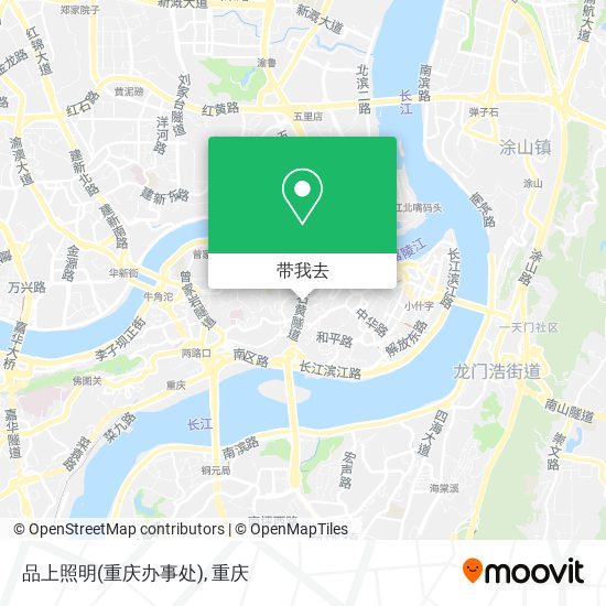 品上照明(重庆办事处)地图