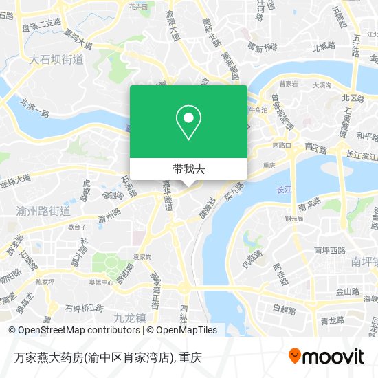 万家燕大药房(渝中区肖家湾店)地图